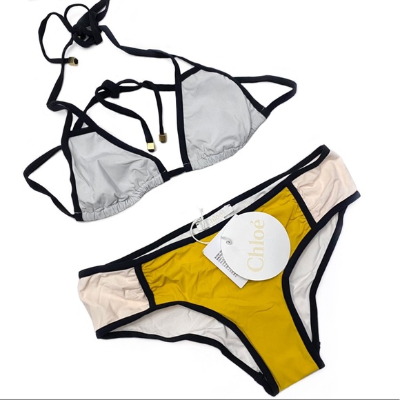 Chloe Other - Chloe Color Block Triangle Bikini Mare Donna